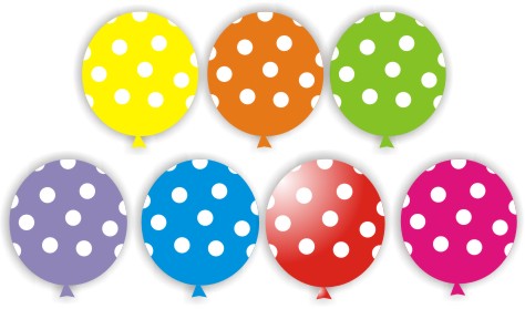 Bolinhas Sortido várias cores