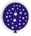 Estrelas Azul Escuro